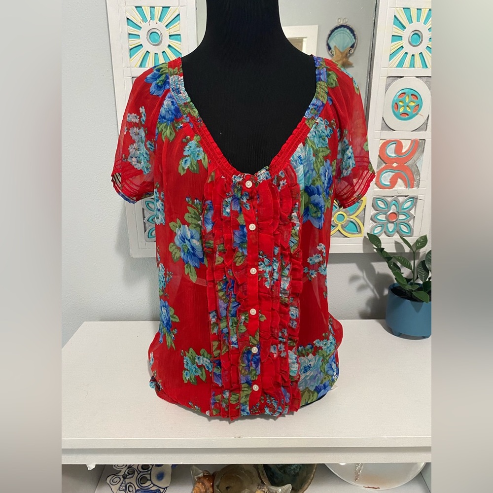 Sheer blouse